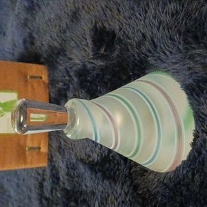 Great Gift Perfume bottle,  handmade in England, frosted glass.